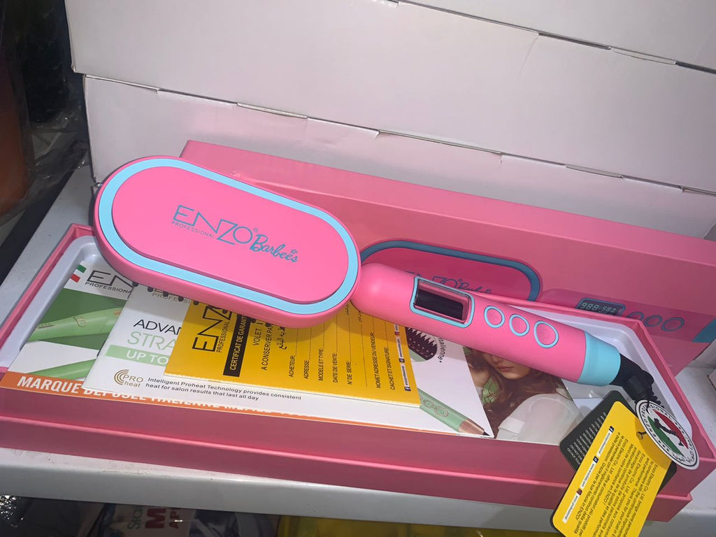 Enzo Brosse Lissante Barbie Edition Câble Rotatif 360°