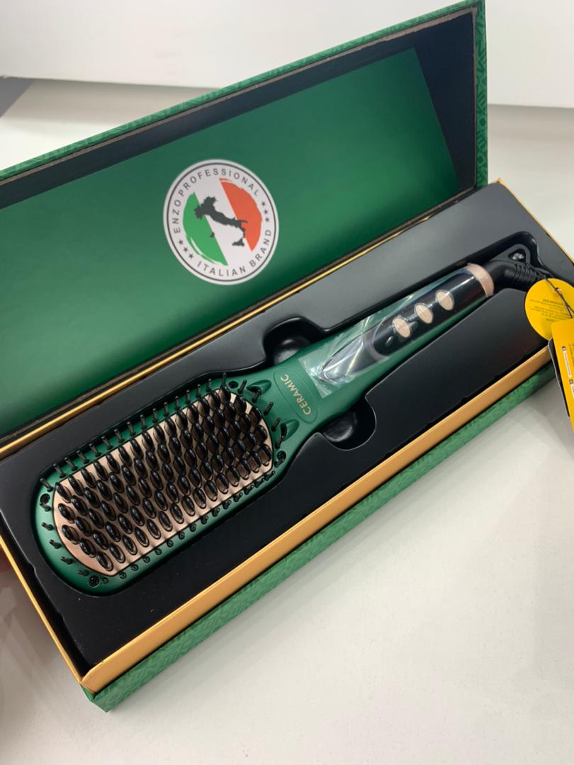 Brosse Lissante ENZO Haute Performance et Technologie Avancée – فرشاة الشعر