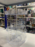Organisateur de maquillage rotatif à 360 ° en Crystal acrylique