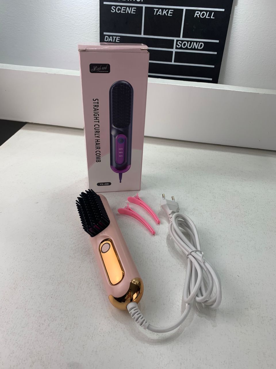 Brosse Lissante et Bouclante Électrique YX-228 – فرشاة تسريح الشعر