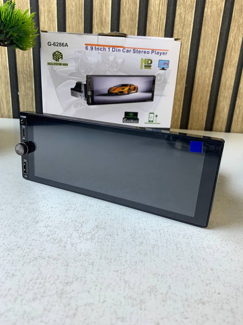 Autoradio 1 DIN avec écran Tactile de 6,9 Pouces Compatible avec Apple CarPlay Wireless/Android Auto - جهاز راديو سيارة